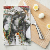 (鳥)ショウジョウコウカンチョウ キッチンタオル (四つ折り)