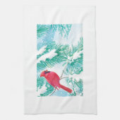 (鳥)ショウジョウコウカンチョウ- キッチンタオル (縦)
