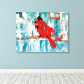 (鳥)ショウジョウコウカンチョウ キャンバスプリント (インサイチュ (ウッドフロア))