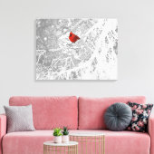 (鳥)ショウジョウコウカンチョウ キャンバスプリント (インサイチュ (リビング))