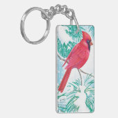 (鳥)ショウジョウコウカンチョウ- キーホルダー (正面左)