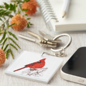 （鳥）ショウジョウコウカンチョウ キーホルダー (正面右)