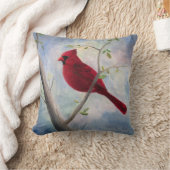 （鳥）ショウジョウコウカンチョウ クッション (ブランケット)