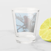 （鳥）ショウジョウコウカンチョウ ショットグラス (裏面)