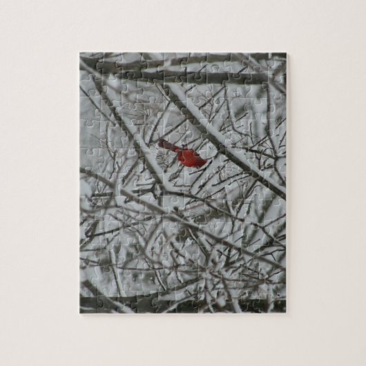 （鳥）ショウジョウコウカンチョウ ジグソーパズル (縦)