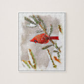 (鳥)ショウジョウコウカンチョウ ジグソーパズル (縦)