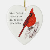 (鳥)ショウジョウコウカンチョウ セラミックオーナメント (右)