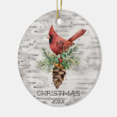 (鳥)ショウジョウコウカンチョウ セラミックオーナメント (左)