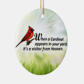 (鳥)ショウジョウコウカンチョウ セラミックオーナメント (右)