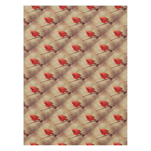 （鳥）ショウジョウコウカンチョウ テーブルクロス (正面)