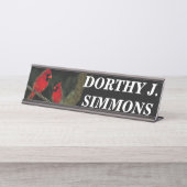 （鳥）ショウジョウコウカンチョウ デスクネームプレート (正面)