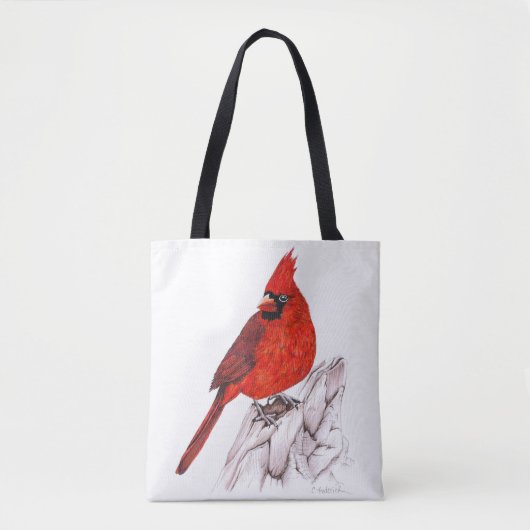 (鳥)ショウジョウコウカンチョウ トートバッグ (正面)