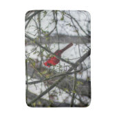 （鳥）ショウジョウコウカンチョウ バスマット (正面縦)