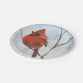 （鳥）ショウジョウコウカンチョウ ペーパープレート (アングル)