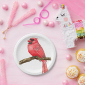 (鳥)ショウジョウコウカンチョウ ペーパープレート (パーティー)