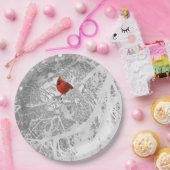 （鳥）ショウジョウコウカンチョウ ペーパープレート (パーティー)