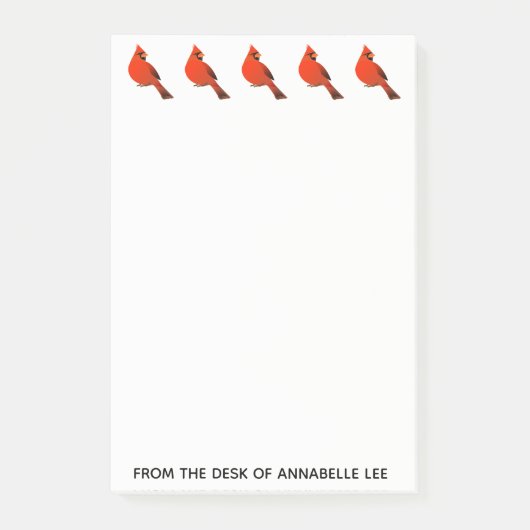 （鳥）ショウジョウコウカンチョウ ポストイット (正面)