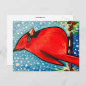 (鳥)ショウジョウコウカンチョウ ポストカード (正面/裏面)