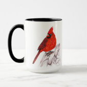 （鳥）ショウジョウコウカンチョウ マグカップ (左)