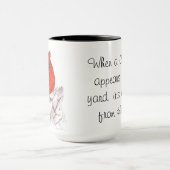 （鳥）ショウジョウコウカンチョウ マグカップ (中央)