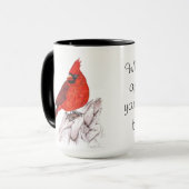 （鳥）ショウジョウコウカンチョウ マグカップ (正面左)