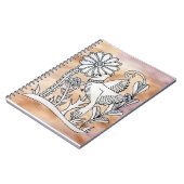 (鳥)ショウジョウコウカンチョウ、メキシコ吠え声のスタイル ノートブック (左側)