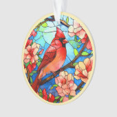 (鳥)ショウジョウコウカンチョウ/メモリアムアクリルオーナメント オーナメント (正面)