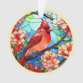 (鳥)ショウジョウコウカンチョウ/メモリアムアクリルオーナメント オーナメント (正面)