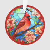 (鳥)ショウジョウコウカンチョウ/メモリアムアクリルオーナメント オーナメント (正面)