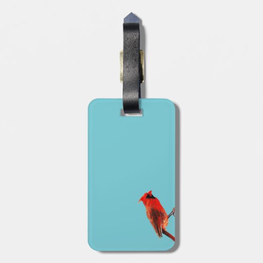 (鳥)ショウジョウコウカンチョウ ラゲッジタグ (裏面縦)