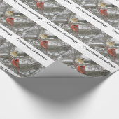 （鳥）ショウジョウコウカンチョウ ラッピングペーパー (角)