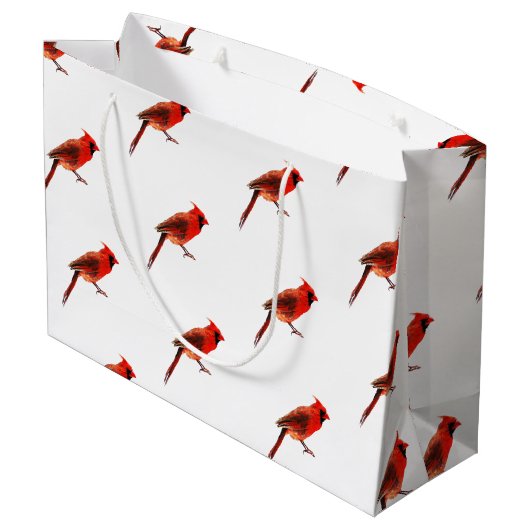 （鳥）ショウジョウコウカンチョウ ラージペーパーバッグ (裏面アングル)