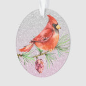 （鳥）ショウジョウコウカンチョウ – レッドバードオーナメント オーナメント (正面)