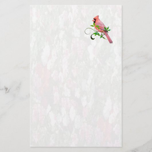 （鳥）ショウジョウコウカンチョウ 便箋 (正面)