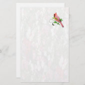 （鳥）ショウジョウコウカンチョウ 便箋 (正面/裏面)