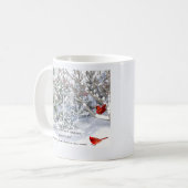 （鳥）ショウジョウコウカンチョウ(天国マグ) コーヒーマグカップ (正面左)