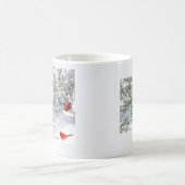 （鳥）ショウジョウコウカンチョウ(天国マグ) コーヒーマグカップ (中央)
