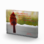 （鳥）ショウジョウコウカンチョウ(天国詩から) フォトブロック (右)