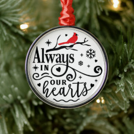 （鳥）ショウジョウコウカンチョウ/常にハート メタルオーナメント