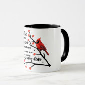 (鳥)ショウジョウコウカンチョウ/愛する人は行かない遠くに マグカップ (正面右)