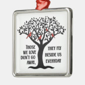 （鳥）ショウジョウコウカンチョウ/愛する人は行かない遠くに メタルオーナメント (左)