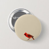 （鳥）ショウジョウコウカンチョウ 缶バッジ (正面&裏面)