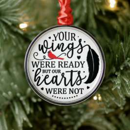 （鳥）ショウジョウコウカンチョウ/翼の準備 メタルオーナメント