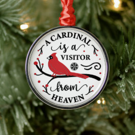 （鳥）ショウジョウコウカンチョウ/A（鳥）ショウジョウコウカンチョウは天国からの訪問者 メタルオーナメント