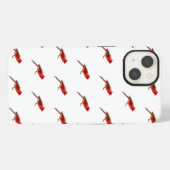 （鳥）ショウジョウコウカンチョウ iPhoneケース (裏面横)