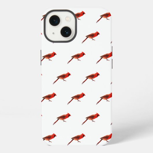 （鳥）ショウジョウコウカンチョウ iPhoneケース (裏面)