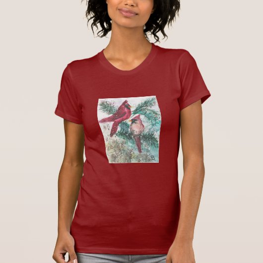 (鳥)ショウジョウコウカンチョウ Tシャツ (正面)