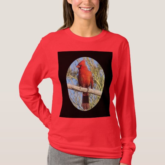 （鳥）ショウジョウコウカンチョウ Tシャツ (正面)