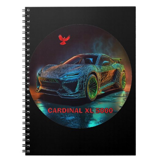 （鳥）ショウジョウコウカンチョウXL5000エリートスポーツカー ノートブック (正面)
