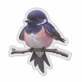 鳥 シール (正面)